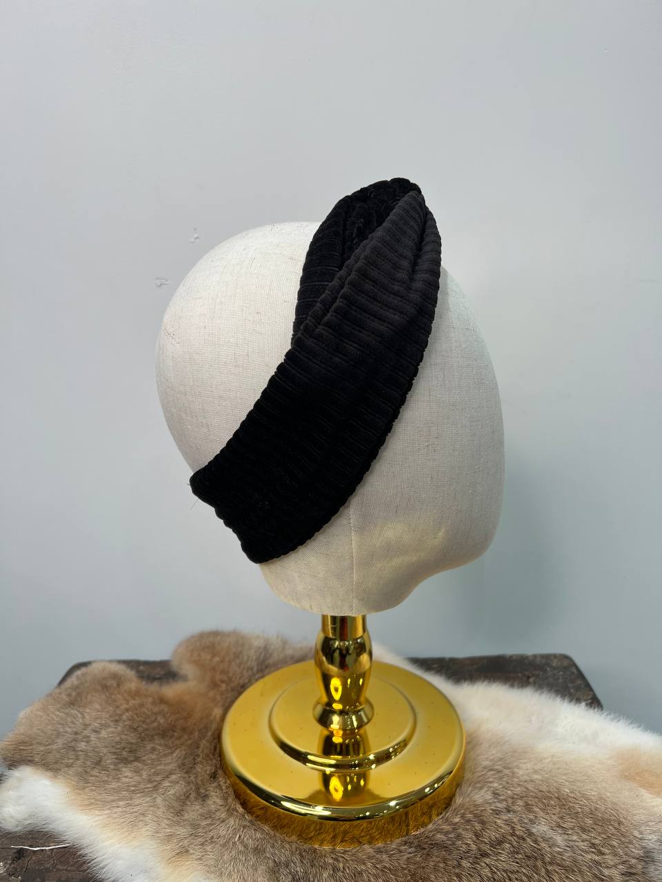 Bandeau All black rib LAATSTE STUKS!