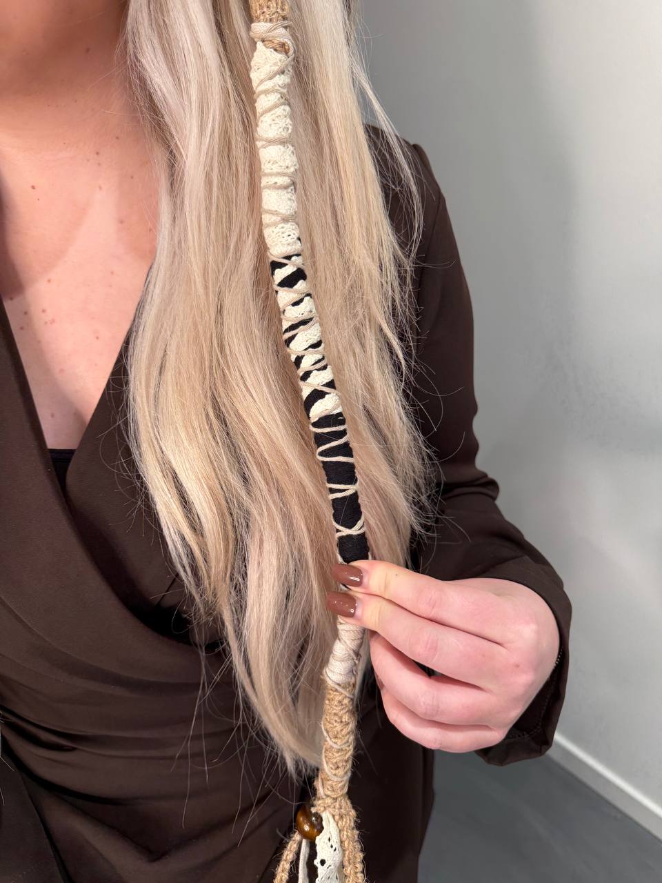 Hairwrap black XL