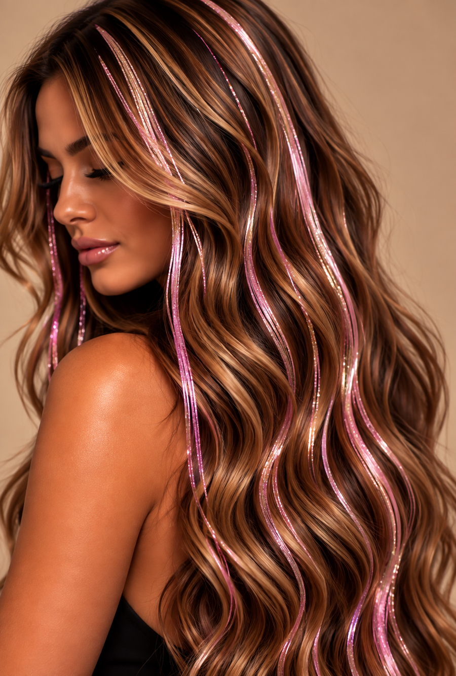 Hair Tinsel: zo bevestig je glitter in je haar + tips voor de mooiste look