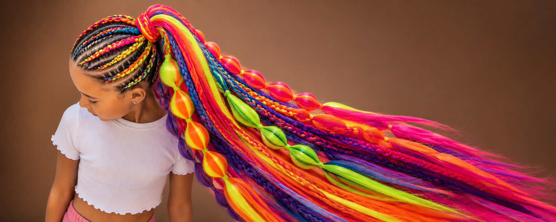 Carnaval vlechthaar en kleurrijk invlechthaar voor braids - De HaarBoetiek
