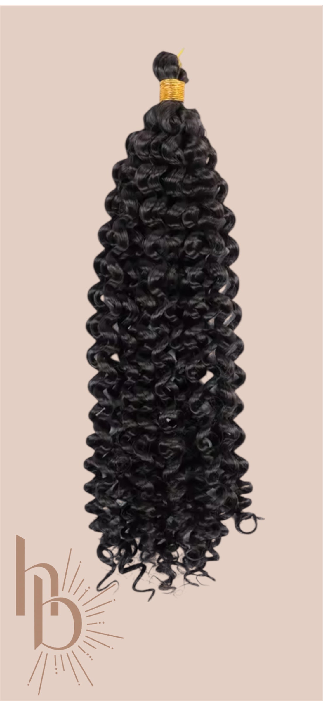 Afro curls invlecht haar zwart - De HaarBoetiek