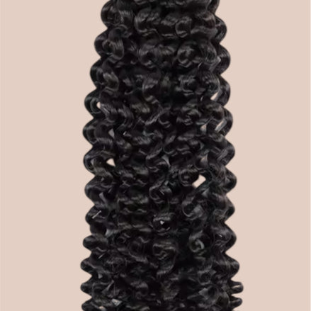 Afro curls invlecht haar zwart - De HaarBoetiek