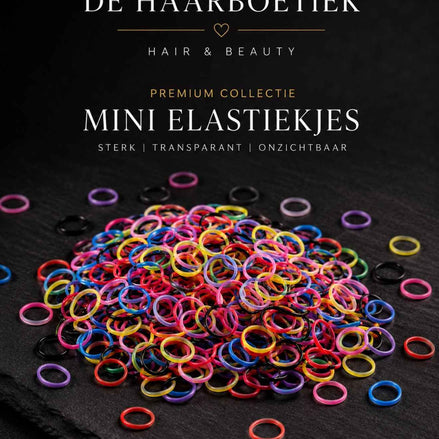 Mini elastiekjes regenboog