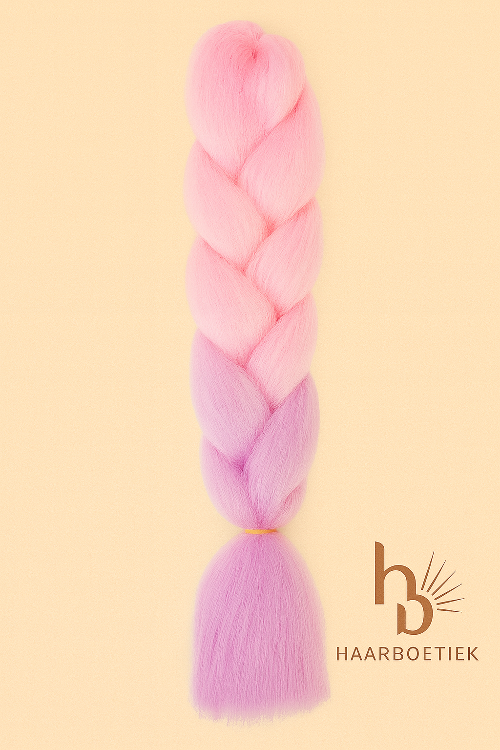 Invlecht haar roze - lila