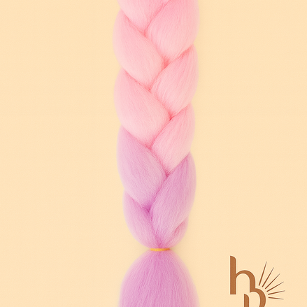 Invlecht haar roze-lila - De HaarBoetiek