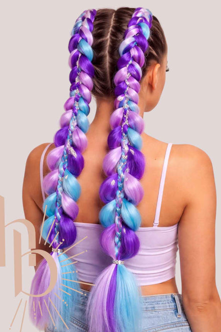 Premium bundel invlecht haar mermaid - De haarboetiek