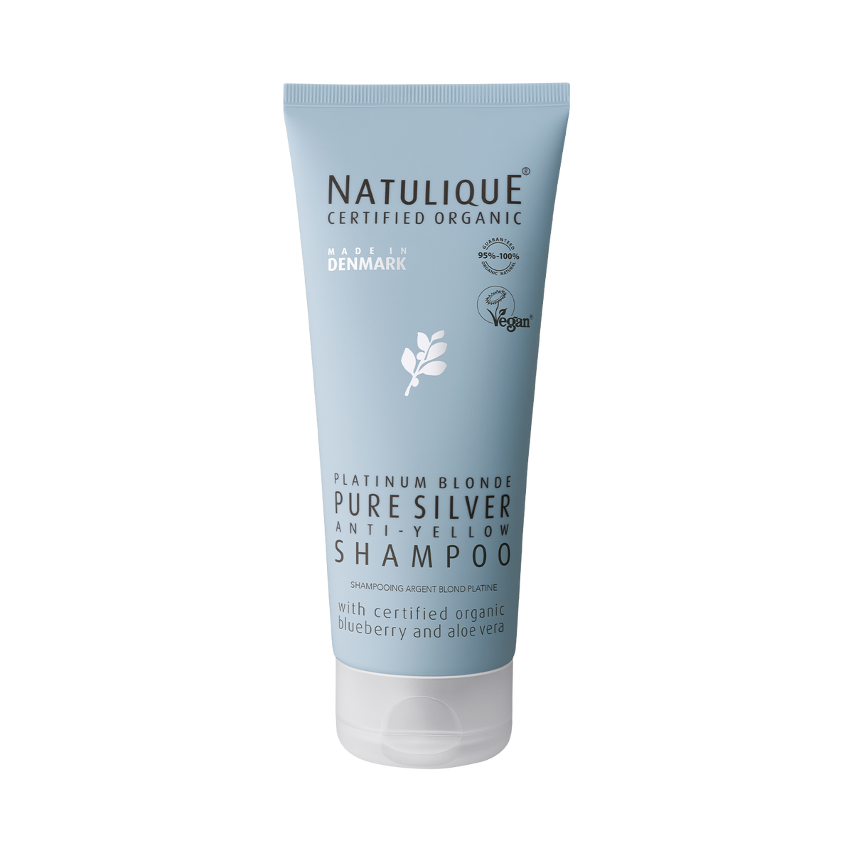Natulique Pure Silver Shampoo – Paarse Shampoo tegen Gele Tinten - De HaarBoetiek