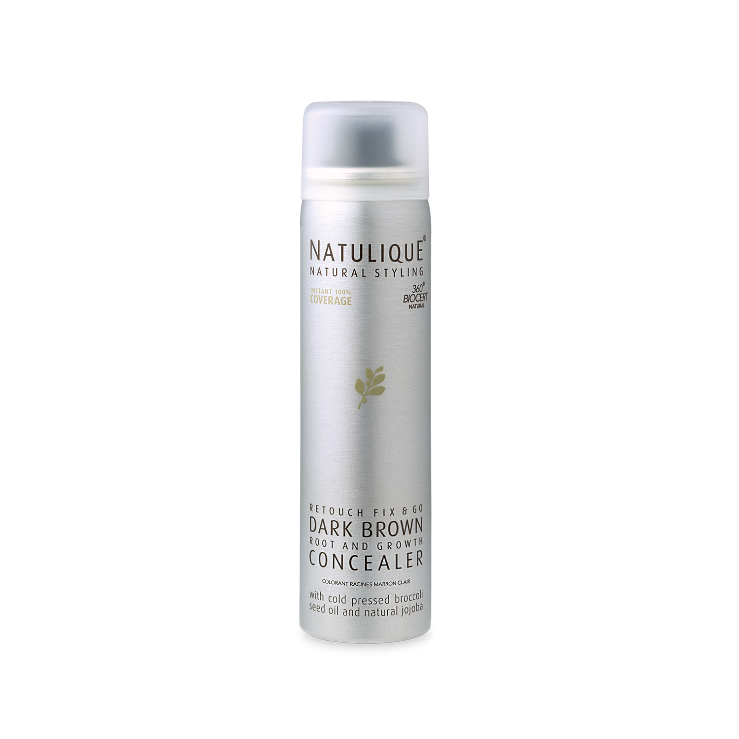 Natulique Root Concealer Donkerbruin – Dekt Grijs & Uitgroei - De HaarBoetiek