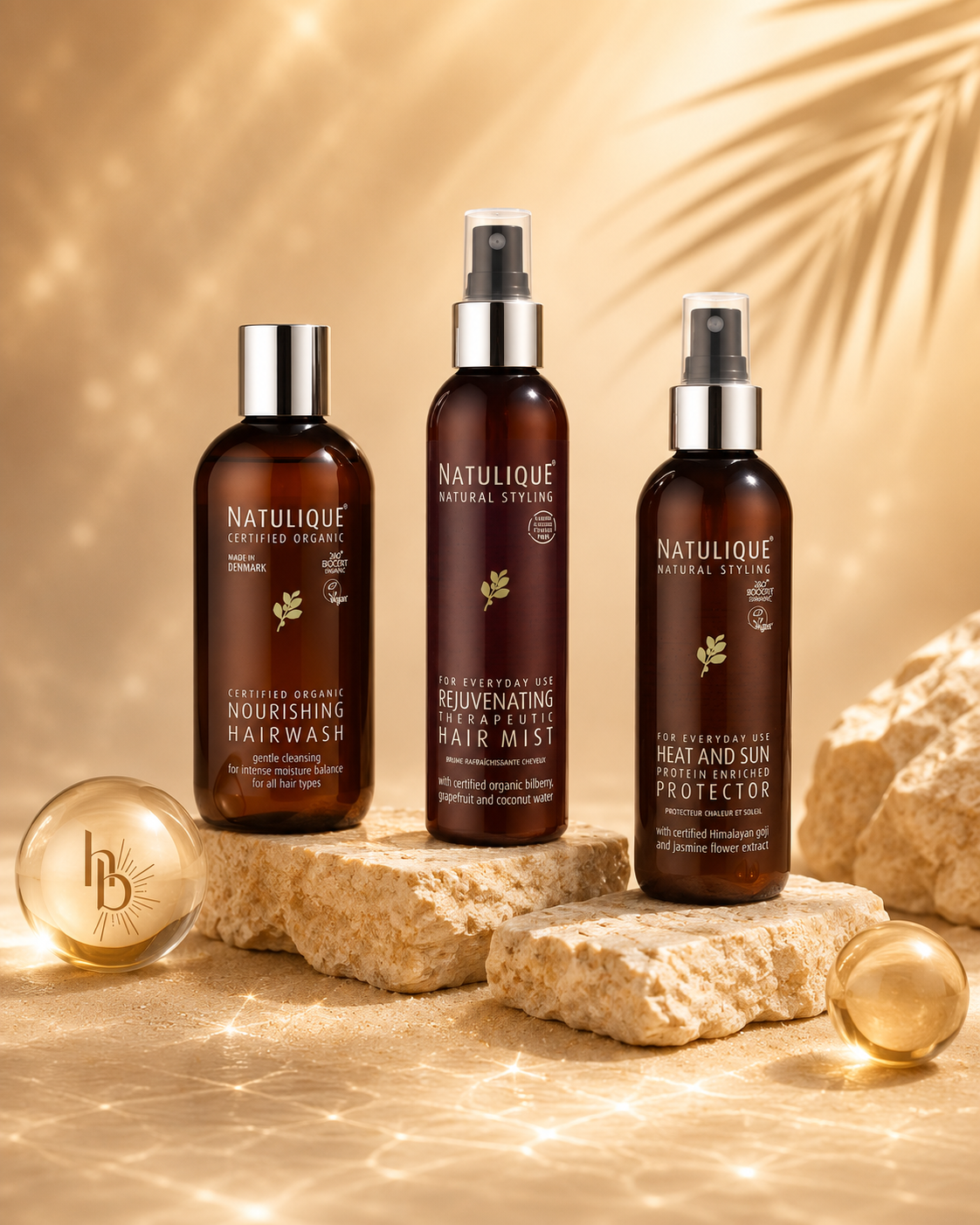 Nourishing Summer Kit | Nourishing Hairwash, Hair Mist & Heat and Sun Protector