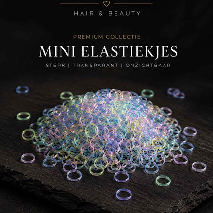 Mini elastiekjes pastel