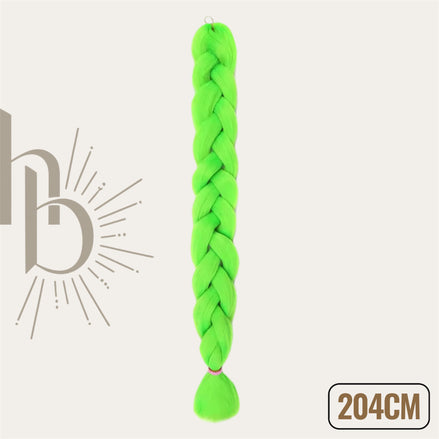 Invlecht haar extreme fel groen 204cm - De HaarBoetiek