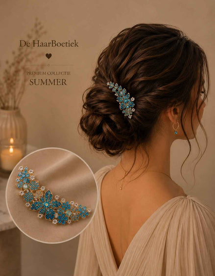 Summer diamant schuifspeld licht blauw