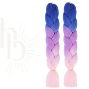 Unicorn bundel invlecht haar pastel set van 2 – foto 2 - De HaarBoetiek