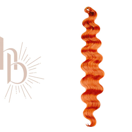 Vlechthaar natuurlijke slag oranje - De haarboetiek | Uw haarspecialist