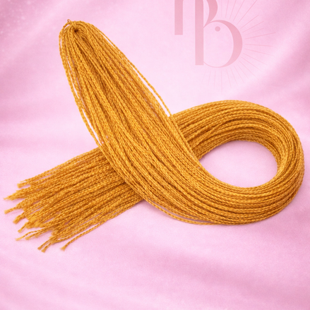 Premium braid invlecht haar goud - De HaarBoetiek