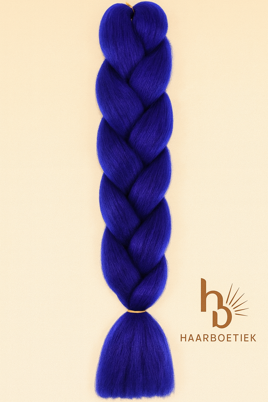 Invlecht Haar Blauw 60cm – foto 1 - De HaarBoetiek