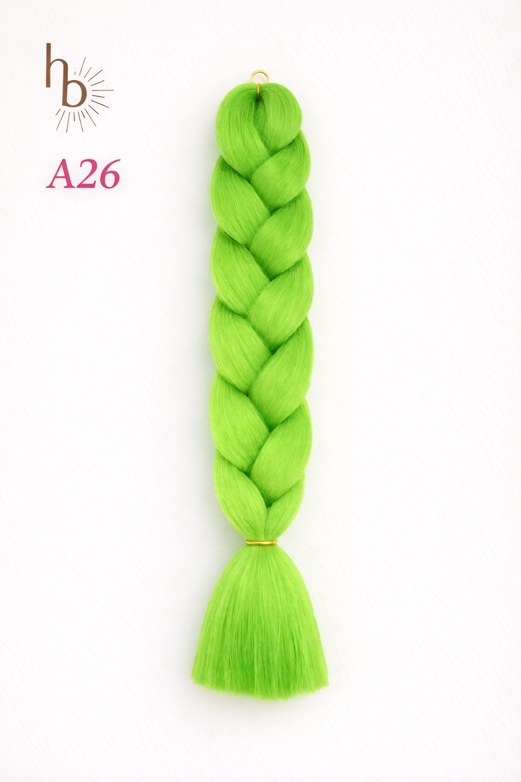 Premium invlecht haar lime groen | de haarboetiek