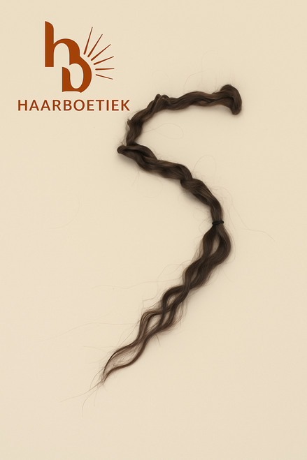 Clip in braid bruin