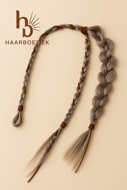 Clip in braid dubbel blond