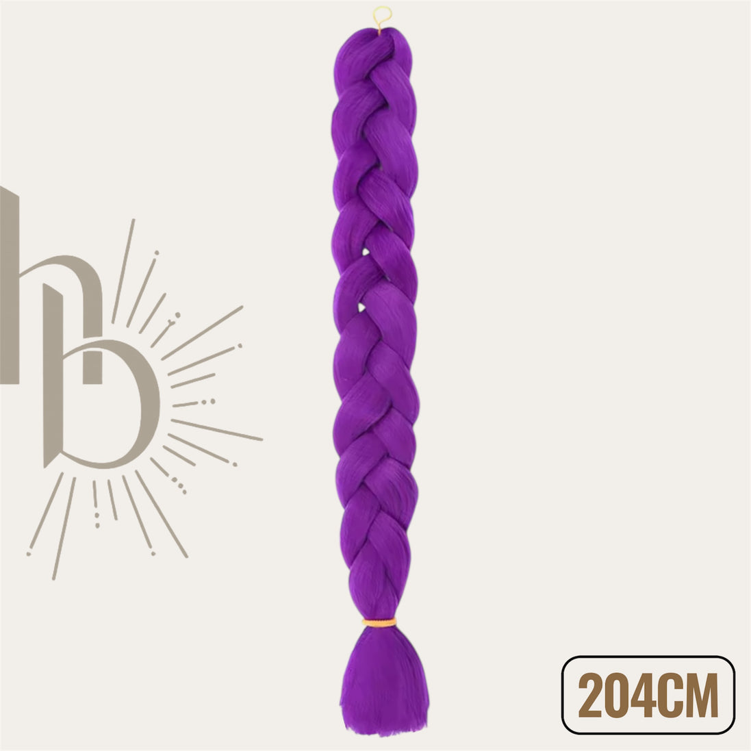 Invlecht haar fel paars 204 CM | De haarboetiek alles voor uw haar