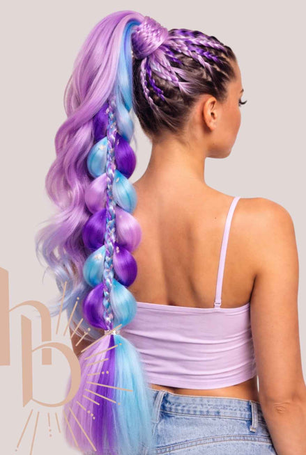 Premium bundel invlecht haar mermaid - De haarboetiek