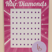 Haar diamantjes paars glitter accessoires voor braids en invlechthaar - De HaarBoetiek
