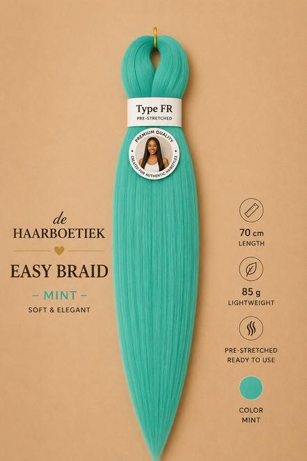 Easy braid mint groen