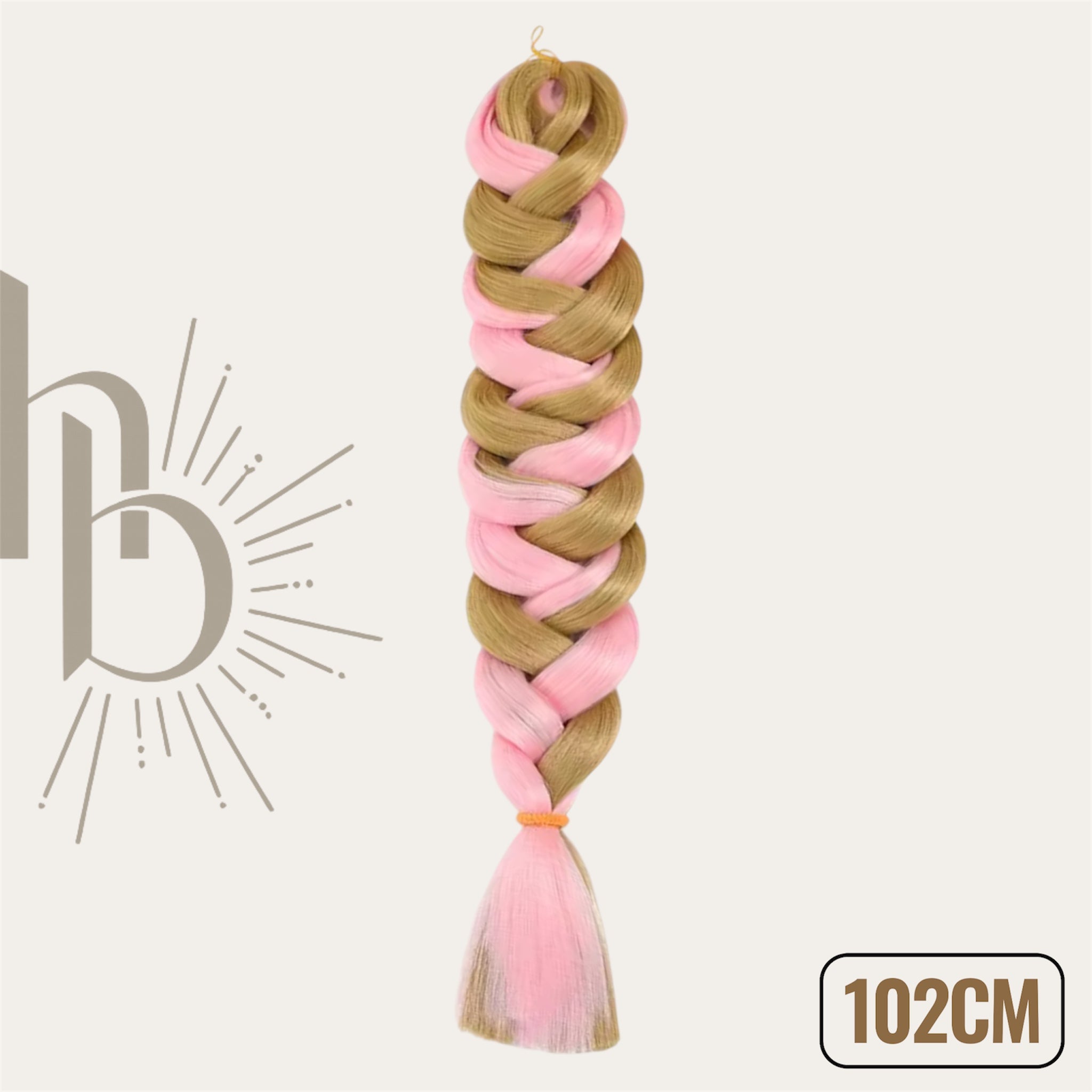 Invlecht haar ultra long roze-blond - De HaarBoetiek