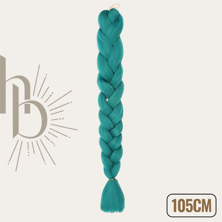 Invlecht haar 105 CM Groen | De haarboetiek Zeeland
