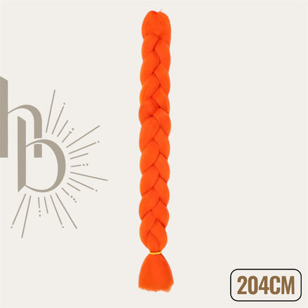 Invlecht haar extreme oranje 204cm - De HaarBoetiek