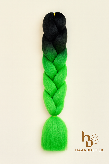 Invlecht haar groen - zwart | De haarboetiek