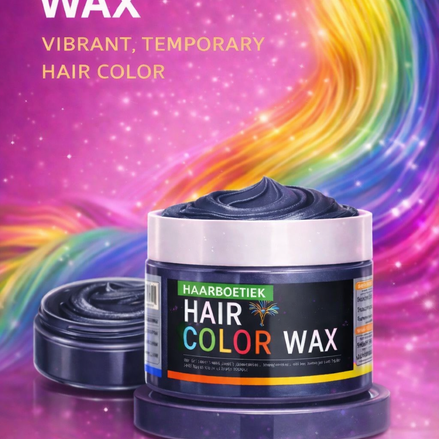 Haar wax donker blauw voor tijdelijke blauwe haarkleur en styling - De HaarBoetiek