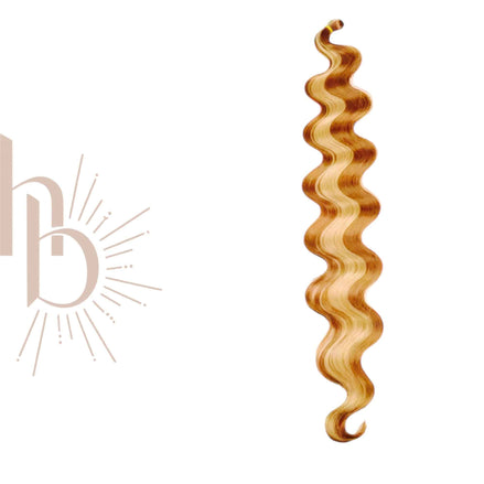 Vlechthaar natuurlijke slag mix bruin-blond - De HaarBoetiek