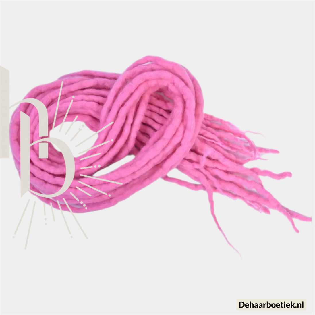 Dreadlocks roze 50 CM | De haarboetiek uw dreadlock specialist