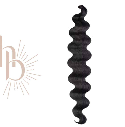 Vlechthaar met natuurlijke slag zwart - De haarboetiek Zeeland