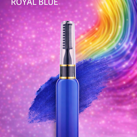 Haar mascara blauw voor tijdelijke blauwe haarkleur festivals en feestlooks - De HaarBoetiek