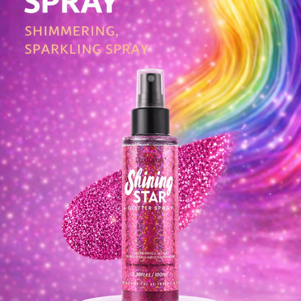Glitter haarspray roze voor tijdelijke haarkleur feestlooks en carnaval - De HaarBoetiek