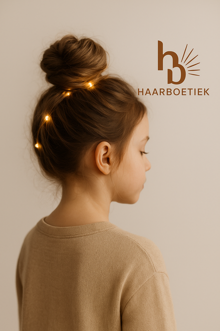 Haar lichtjes goud - Flexibele led haar lichtjes
