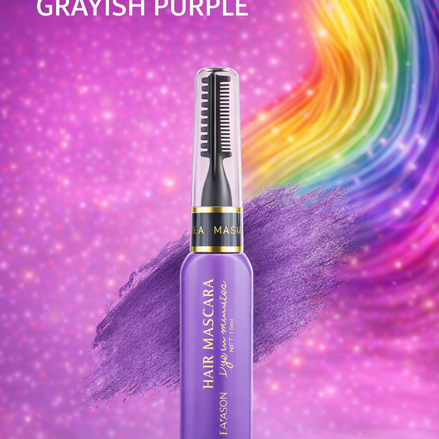 Haar mascara licht paars voor tijdelijke haarkleur feestlooks en carnaval - De HaarBoetiek
