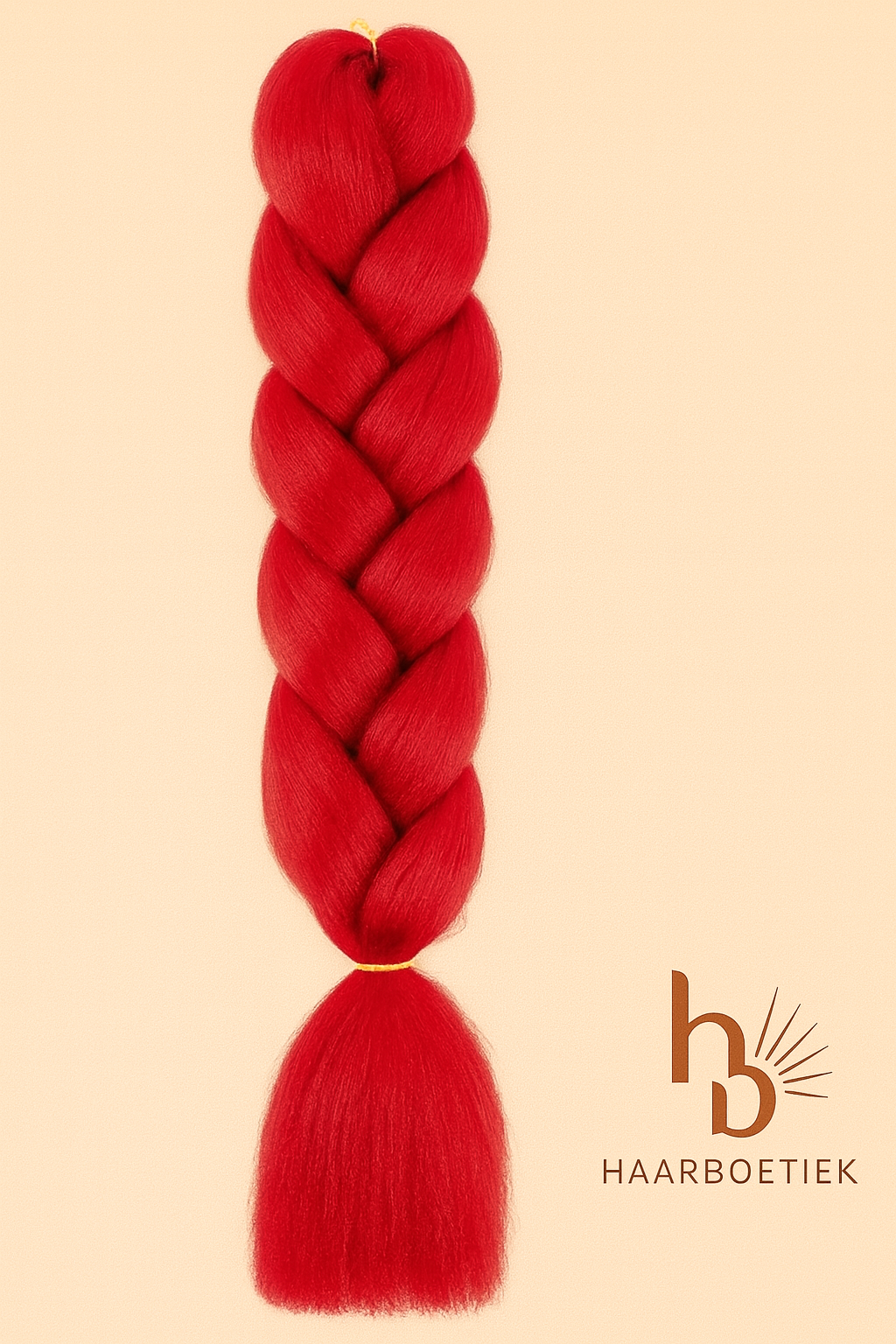 Invlecht Haar Rood 60cm – foto 1 - De HaarBoetiek