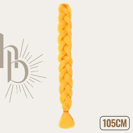 Invlecht haar donker geel 105cm - De HaarBoetiek