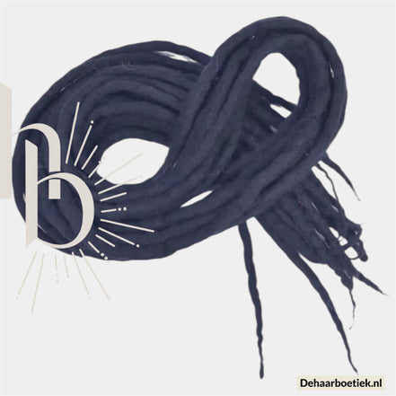 Dreadlocks donker blauw - De haarboetiek Zeeland