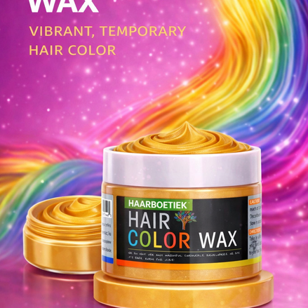 Haar wax goud voor tijdelijke gouden haarkleur en glamour styling - De HaarBoetiek