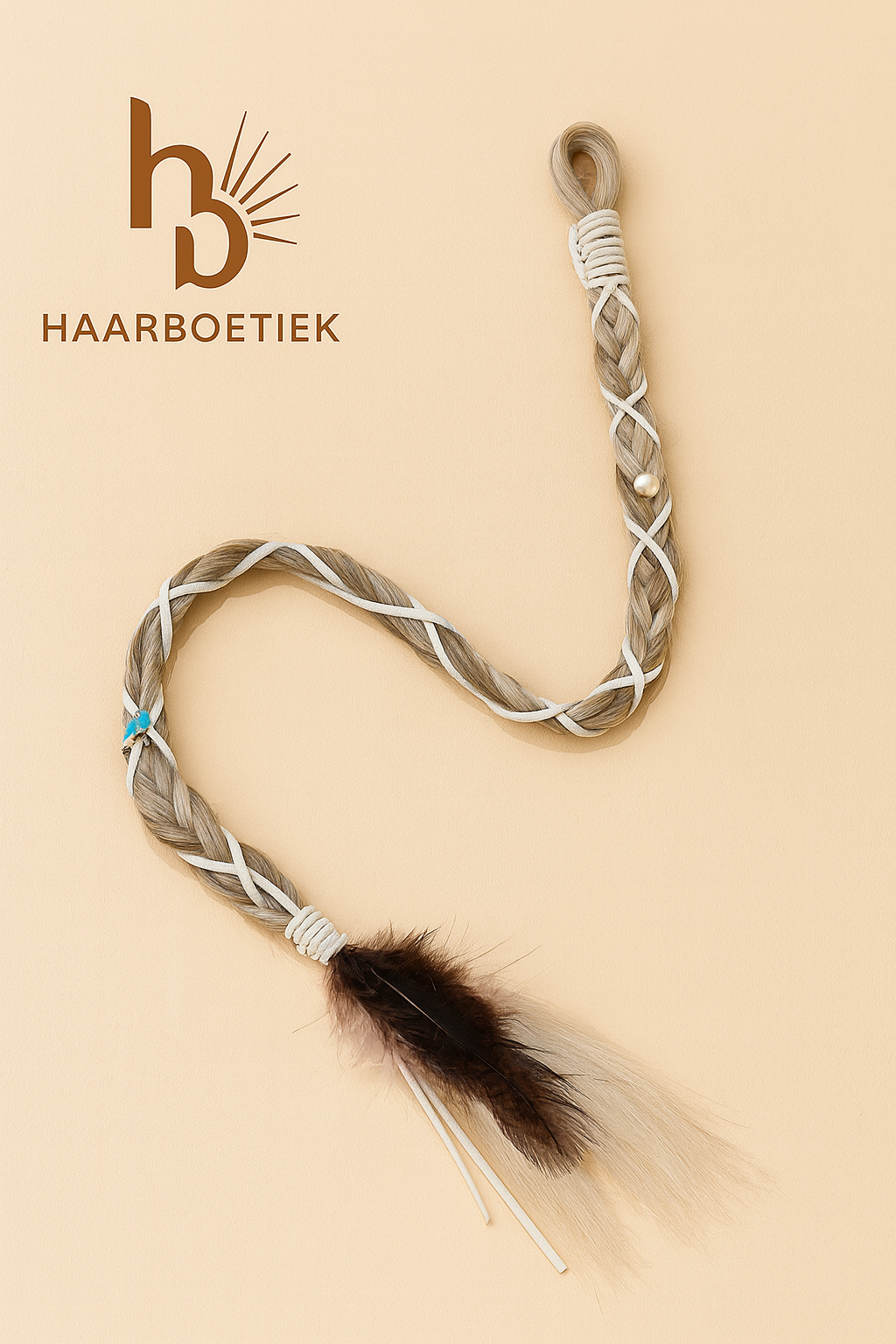 Clip in braid veer blond