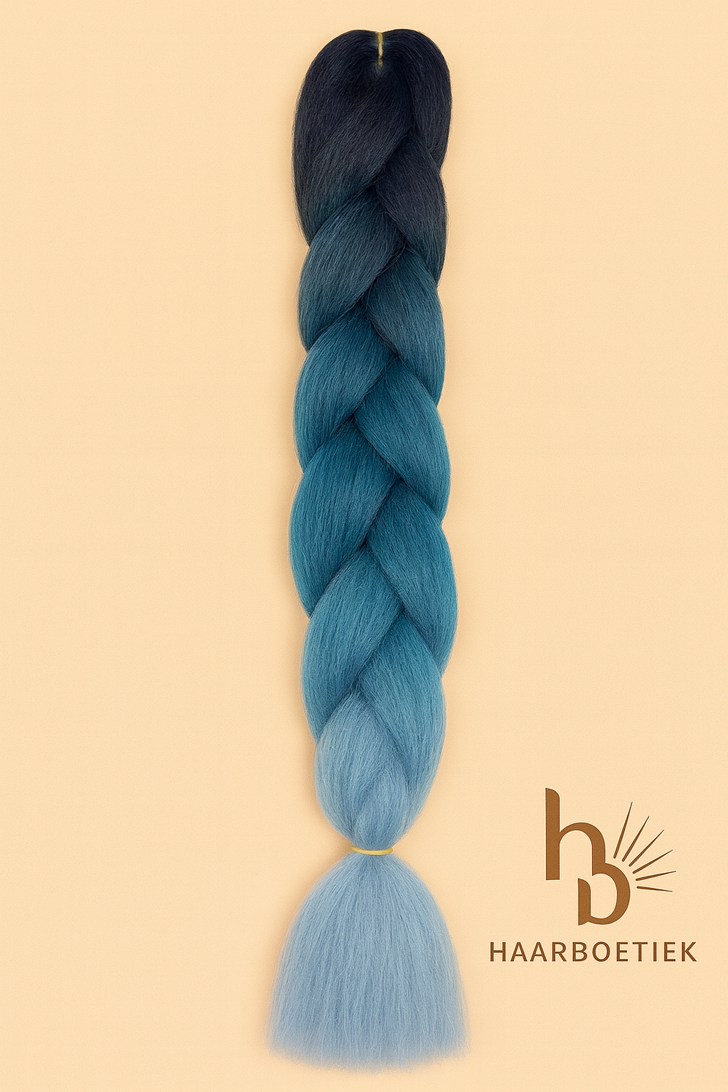 Invlecht Haar Turquoise Blauw - De HaarBoetiek