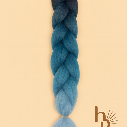 Invlecht haar turquoise-blauw - De HaarBoetiek