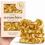 Srunchie shine goud - satijn - de haarboetiek