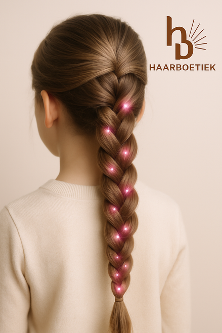 Haar lichtjes Twinkle - Flexibele LED lichtjes | Roze