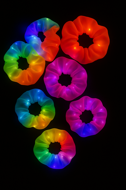 LED light srunchie