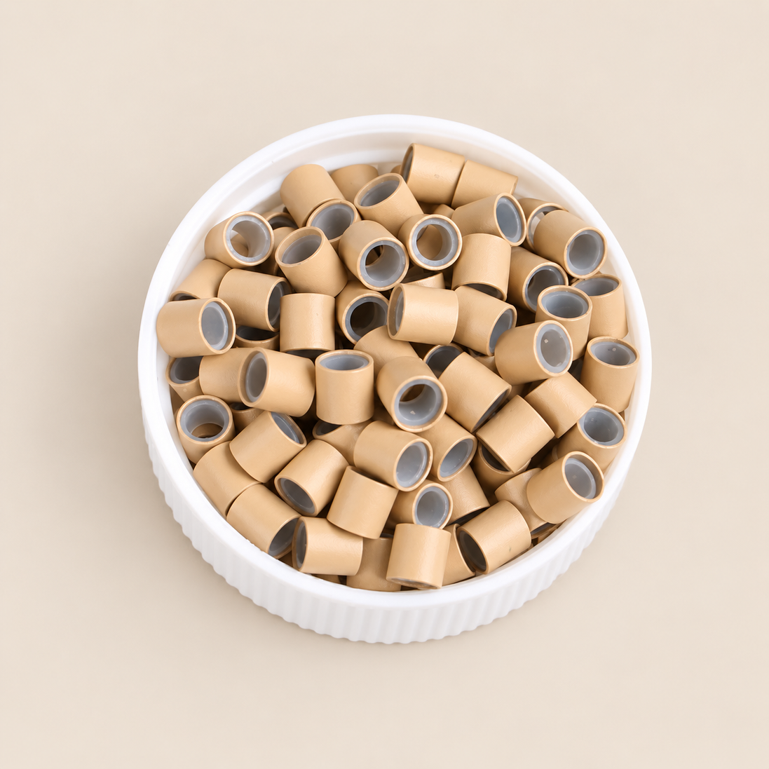 Micro-ringen 4,0 mm koper nano-mini – zwart – 100 stuks – De HaarBoetiek